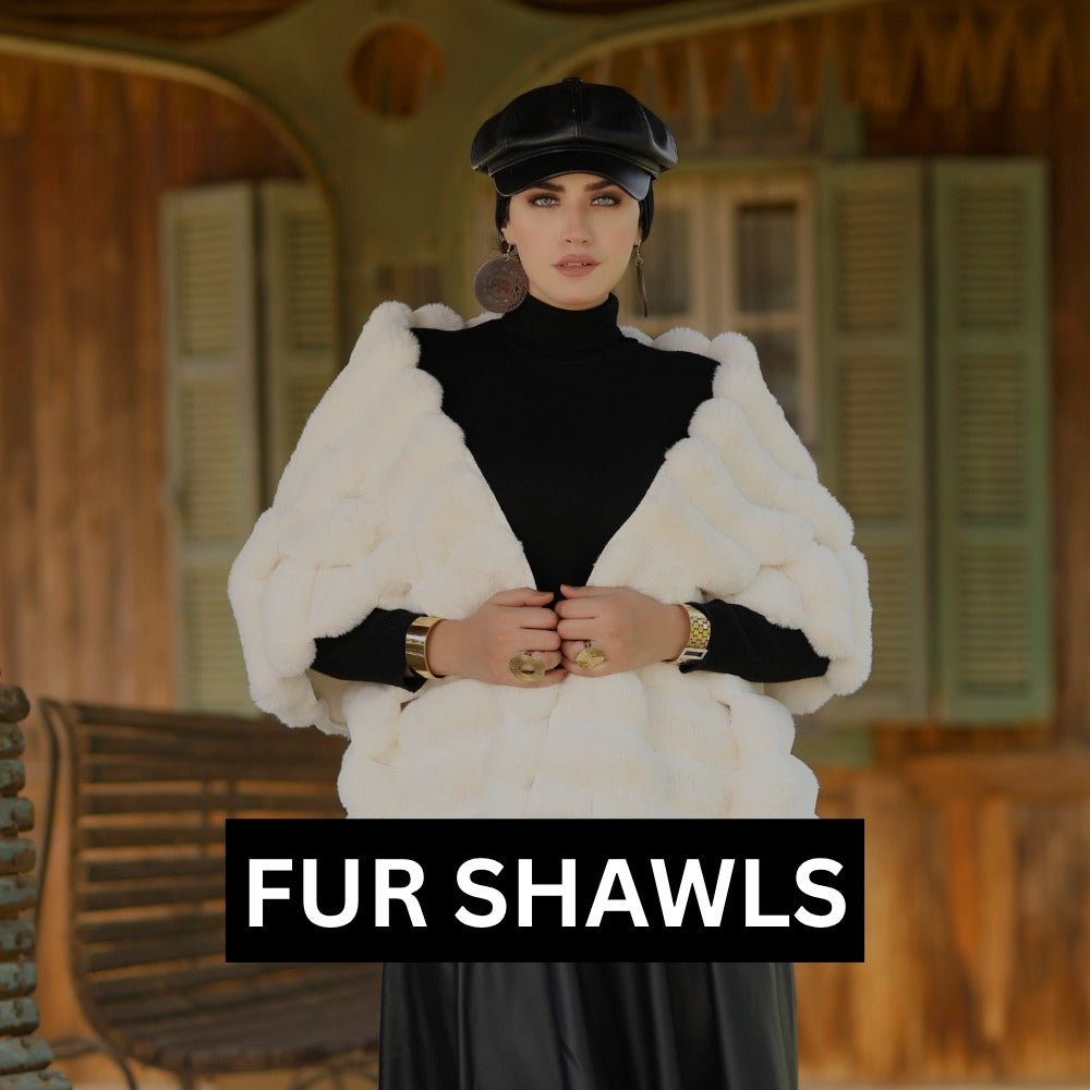 Fur shawl