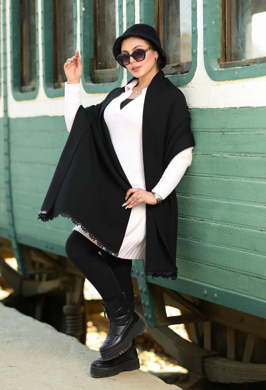 Knitted Double Face Shawl – 5003