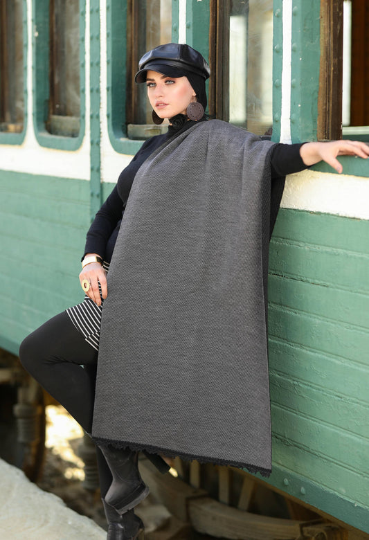 Knitted Double Face Shawl – 5003